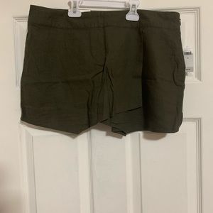 Olive Green Skort Size 8